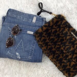 7 FAM Lexie A pocket bootcut distressed jeans 31